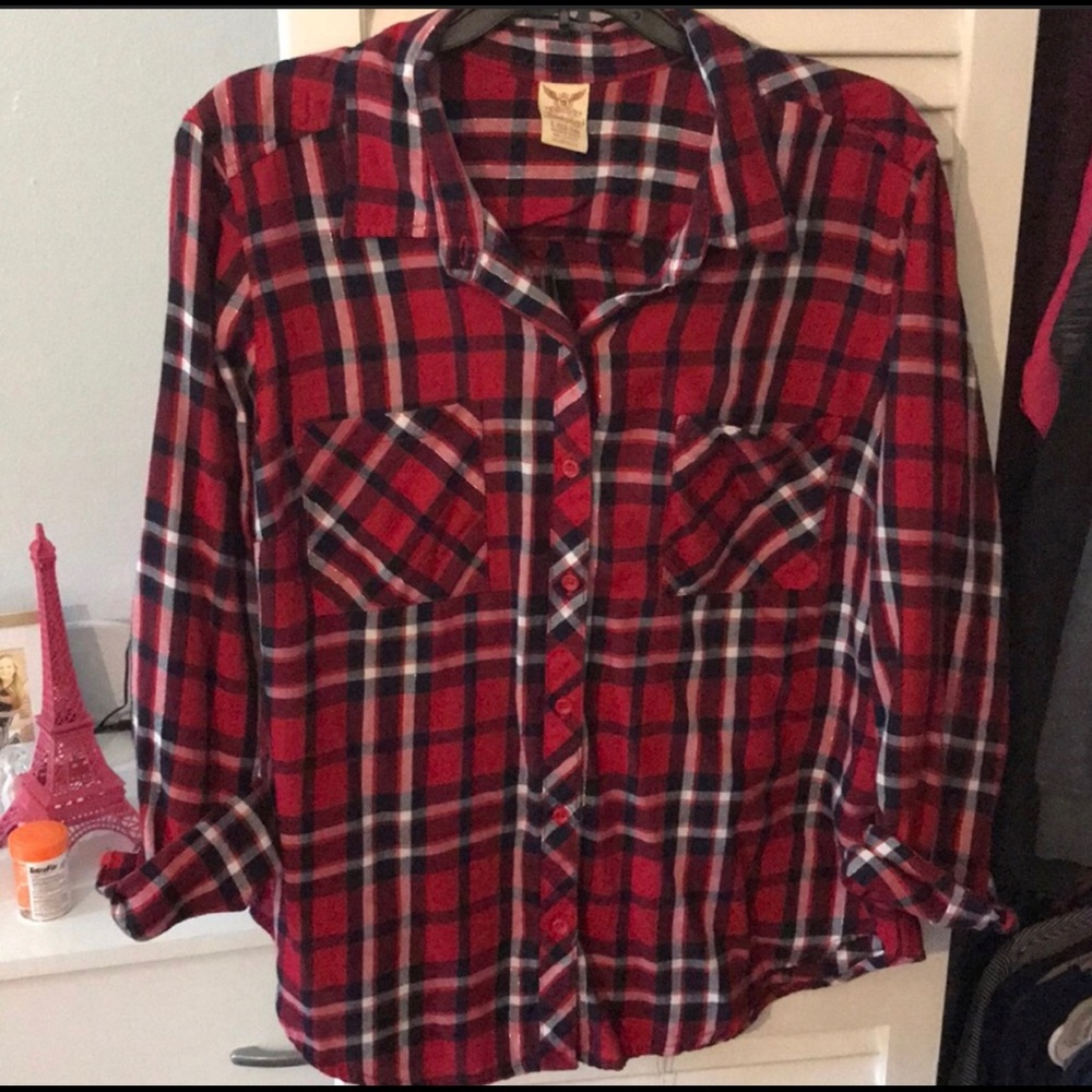 Flannel button up